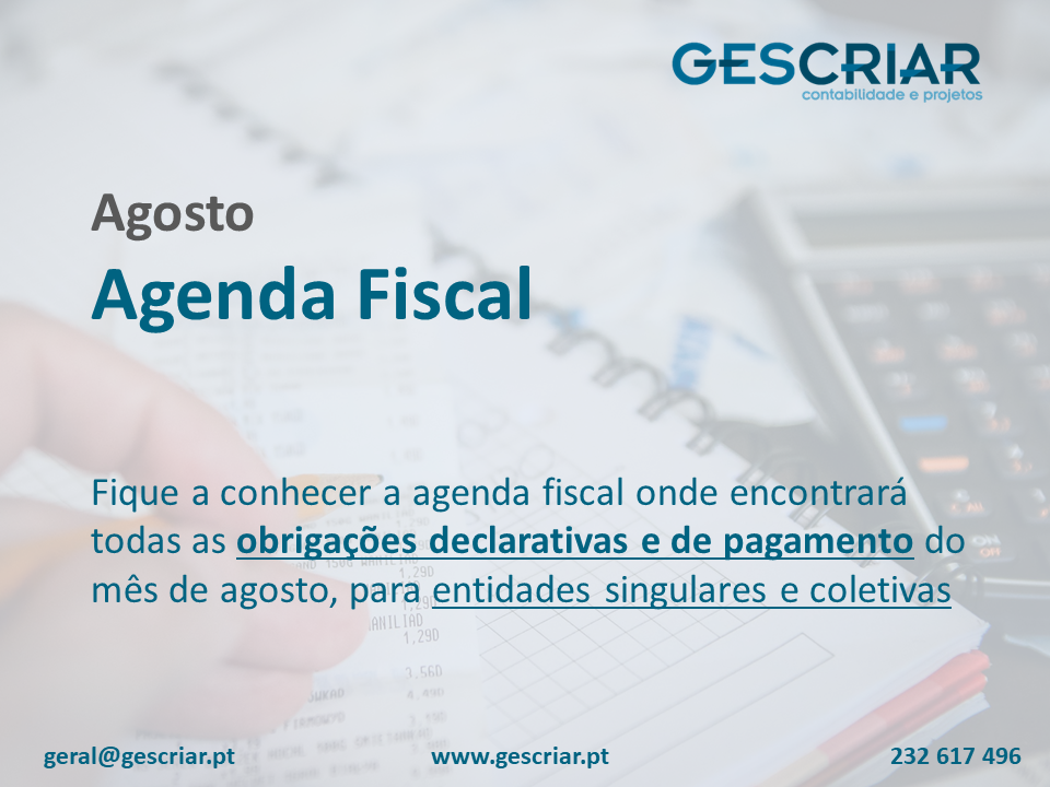 agenda fiscal agosto