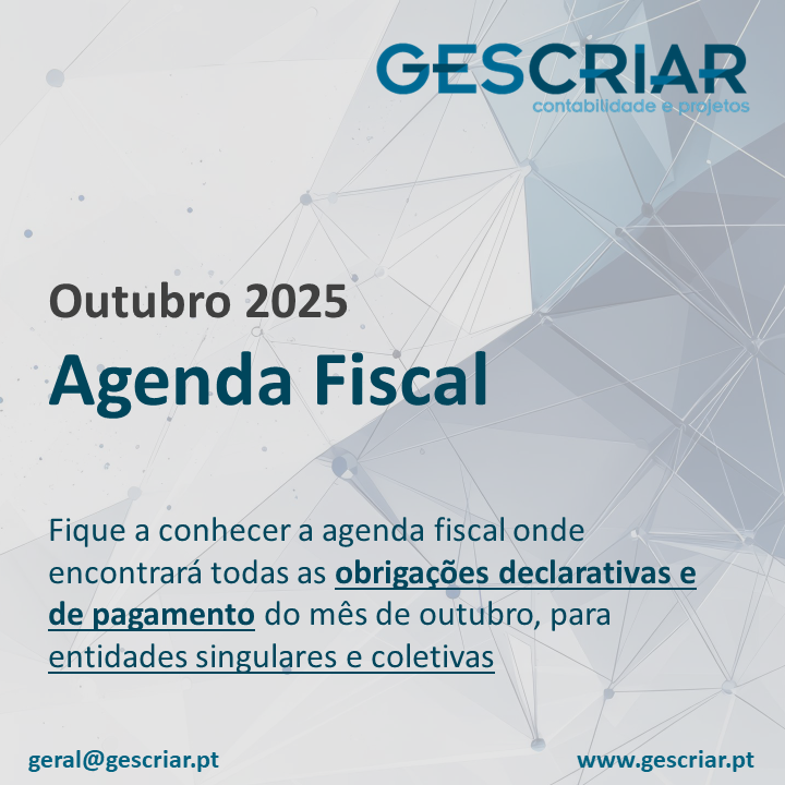 agenda fiscal outubro 2025